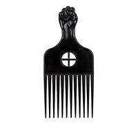 Outil de coiffure pour cheveux bouclés Noir Poing Peigne à cheveux pour femmes et hommes A, No.A
