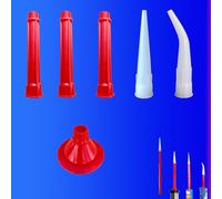 Outil de collage, buse d'extension de calfeutrage, peut être converti en un kit combiné de pistolet à saucisse pistolet à colle buse