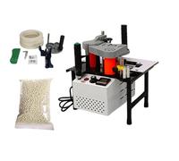 Outil De Collage De Chants Et Plaqueuse De Chants Portable, Machine à Plaquer Les Bords De Meubles, Puissance 1200 W, Revêtement Double Face, Pvc, Abs Et Bois