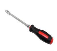 Outil de collier de serrage flexible de 6,35 mm, adaptateur de clé à douille de 250 mm de long, tournevis d'écrou en acier pour réparation de collier de tuyau, compatible avec douilles d'entraînement