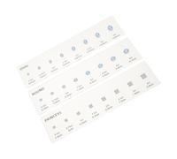 Outil de Comparaison des Tailles de Pierres Précieuses | Guide Gravé, Repères Ronds Ovales Poires, Précision Élevée pour Bijouteries et Préparatifs de Mariage