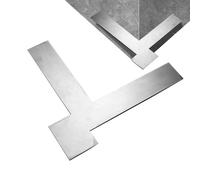 Outil de compensation des bords muraux - En acier inoxydable - Avec fonction de grattage précise - Pour travaux de construction sèche et de rénovation