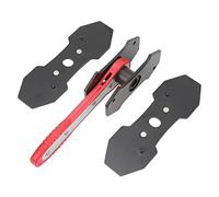 Outil de compression d'étrier de frein à cliquet - Écarteur de piston de voiture en acier rouge pour le remplacement et l'installation de réparation - Conception de rotation à 360