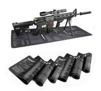 Outil de construction de réparation de tapis de souris pour Glock M9 1911 AR15 AK47, livres d'armes à feu avec diagramme de pièces et instructions, polymères de banc d'armurier ar 15