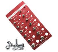 Outil de contrôle de filetage de boulon pour mesurer le filetage | Guide pour trouver le bon filetage - Identificateur de filetage de boulon,Pour l'entretien du camion d'entretien du véhicule