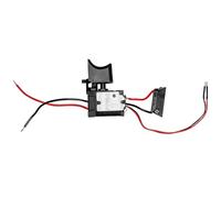 Outil de contrôle de la vitesse de perçage électrique à 6 connecteurs avec fonction de freinage électronique et de marche arrière Bornes Drillschalter LED Indicateur Lithium Trigger Interrupteur
