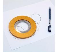 Outil de contrôle de rayon de précision pour cercles dessinés à la main dans la conception de produits, le prototypage et les flux de travail de visualisation de concepts (bleu)