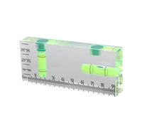 Outil De Contrôle Des Niveaux De Bulles En Acrylique Petit Avec Construction À Bulles À 90 °/180 ° Base Magnétique Forte Outil De Niveau