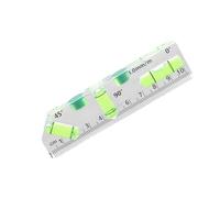 Outil De Contrôle Des Niveaux De Bulles En Acrylique Petit Avec Construction À Bulles À 90 °/180 ° Base Magnétique Forte Outil De Niveau