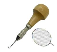 Outil De Cordage De Raquette De Squash - Outil De Réparation De Raquette De Tennis De Badminton DIY | Pince Et Extracteur De Cordage À Manche En Bois | Outîl De Filetage Durable Pour Resserrer Une Var