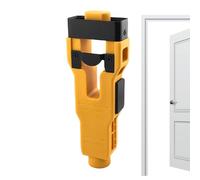 Outil de coulée de verrouillage de porte de scie creuse - gabarit de gabarit polyvalent, guide de forage précis, batteur multifonction, outil de coupe en acier robuste | Kit d'installation fiable pour