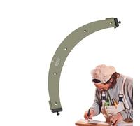 Outil de coupe auxiliaire de chanfrein incurvé, guide de routage du coin - Grands modèles d'angle de travail du bois - Outil de coupe de routage interne et externe avec conception légère à haute résis