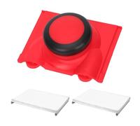 Outil de Coupe-Bordure de Peinture avec 2 Tampons de Rechange, Coupe-Bordure à Peinture Applicateur de Tampon de Peinture pour Murs et Plafonds Coins Peintre Garniture Fournitures de Peinture