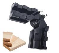 Outil de coupe d'angle de mesure 2 en 1 - Outil de coupe d'angle à onglet - Jauge biseautée et boîte à onglets antidérapante pour l'amélioration de la maison en bois