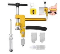 Outil de Coupe de Carreaux - 2 en 1 Découpe Manuelle de Précision - Outil de Coupe de Verre - pour Art de la Bouteille Miroir Loisirs Créatifs DIY Projets Artistiques Maison et Atelier