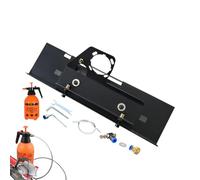 Outil de coupe de carrelage - 8 pièces - Kit de réglage précis - Gaine d'angle réglable - Support de meuleuse d'angle à 45 ° - Outil polyvalent pour couper la céramique