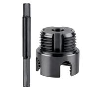 Outil de coupe de filetage de tuyau 2,5 cm Enfile-tube intégré | Outil de réparation de tuyaux internes et externes en acier à haute teneur en carbone pour perceuse électrique, taraudage