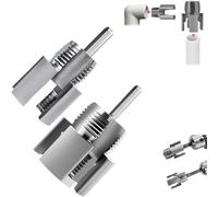 Outil de coupe de filetage de tuyau, filetage interne externe intégré, compatible avec perceuse électrique, interrupteur de tuyau en PVC et kit enfile-aiguille, outils et équipement de plomberie