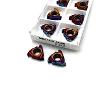 Outil de coupe de haute qualité MMT16ER 16IR AG60 KT7030, lame à filetage nano-bleu 10 pièces(MMT16IR AG60 KT7030)