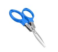 Outil de coupe de ligne de pêche, ciseaux pliants portables en acier au carbone, ciseaux de poche multifonctionnels