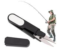 Outil De Coupe De Pêche, Coupe-fil En Forme De U | Outil De De Pêche Portable Avec Couvercle De Sécurité, Coupe-fil Polyvalent De Type U Pour Accessoires De Pêche