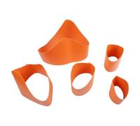 Outil de coupe de selle de tuyau 20-200 mm de précision pour CVC pour professionnels - Gabarit en cuir robuste pour fabrication de métal (65-200)