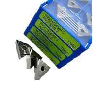 Outil de coupe de tournage de Cermet TNGG160402 TNGG160404R-S TN60, traitement de l'acier, outils de coupe du métal CNC, usinage fin(TNGG160404L-S TN60)