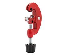 Outil de coupe de tube de coupe de tuyau en cuivre en acier portable Lame en acier au manganèse durable de haute précision pour les projets de plomberie, de CVC et de bricolage (Rouge)