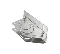 Outil de coupe de tuyau à 45 degrés, fixation de coupe en acier inoxydable pour isolation en caoutchouc et tubes en mousse, diamètre réglable de 20 à 90 mm, angle de précision de 45° (A)