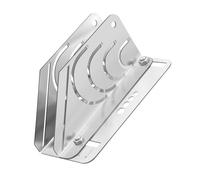 Outil de coupe de tuyau en mousse à 45° en caoutchouc - Taille réglable - Guide de coupe en acier inoxydable