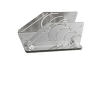 Outil de coupe de tuyau réglable pour précision 45, 21 x 10 x 12 cm, caoutchouc métallique pour une aide d'alignement de tuyaux de précision avec quatre tailles distinctes