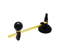 Outil de coupe de verre circulaire avec ventouse réglable et échelle claire - Utilisation professionnelle et bricolage - Construction en alliage caoutchouc-métal - Options de 200 mm/300 mm (300 mm)