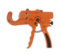 Outil de coupe en PVC, métal avec mécanisme à cliquet pour tuyaux en plastique - Outil de coupe efficace pour tuyaux en polyéthylène et tuyaux - Pratique pour les travaux de bricolage et