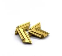 Outil de coupe for tour à insertion en carbure, outil de coupe, remplace les Inserts de tournage KNUX 160405 R, 10 pièces