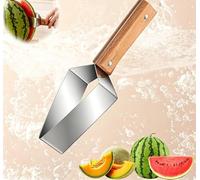 Outil De Coupe Pastèque Trancheuse De Fruits Multifonction En Acier Inoxydable Outil De Cuisine Portable Pour Tous Types De Fruits (un)