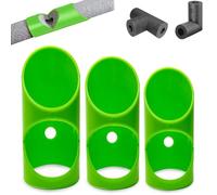 Outil de Coupe pour Isolation de Tuyaux 3 Pièces, Guide de Coupe pour Mousse Calorifuge, Compatible Tuyaux 41/46/53 mm, Coupe-Tube pour Isolation de Canalisations en Cuivre