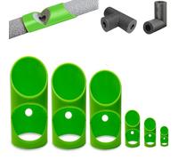 Outil de Coupe pour Isolation de Tuyaux 6 Pièces, Guide de Coupe pour Mousse Calorifuge, Compatible Tuyaux 15/22/28/41/46/53 mm, Coupe-Tube pour Isolation de Canalisations en Cuivre