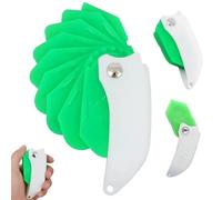 Outil de couture 9 en 1 en silicone et spatule à calfeutrer | Grattoir de finition pliable portable et dissolvant d'adhésif | Lisseur de joint anti-adhésif de qualité supérieure pour entrepreneurs
