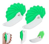 Outil de couture 9 en 1 en silicone et spatule à calfeutrer | Grattoir de finition pliable portable et dissolvant d'adhésif | Lisseur de joint anti-adhésif de qualité supérieure pour entrepreneurs