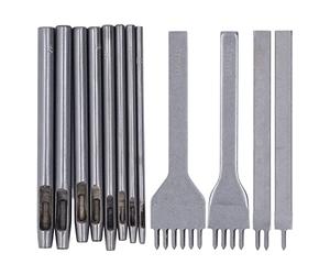 Outil de Couture Cuir, Ensemble de Perforatrices Rondes et À Griffe, Acier Haute Vitesse, Pour Artisanat Cuir DIY - Durable et Précis, Facile à Utiliser