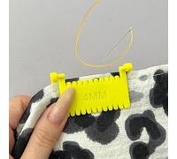 Outil De Coutures Des Bords, Règle Pour Points Réguliers, Mini Guide Point Règle, Jauge De Verrouillage Des Bords, Jauge De Quilting À Main Pour Les Seniors Matelassage De Précision