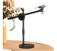 Outil de création de contenu de bureau - Anneau lumineux suspendu, montage sur trépied | Éclairage alimenté par USB, lumière de remplissage LED avec support de téléphone pour streaming, vidéo, cours