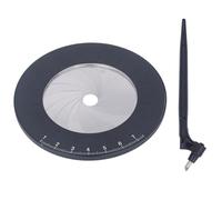 Outil de création de dessin de cercle réglable, règle de modèle ronde professionnelle avec couteau à découper, règle de dessin de cercle rotative en alliage d'aluminium pour les