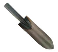 Outil de Creusement de Jardin en Acier Argenté, pour Sols | Usage Pelouse et Parterre, Acier Robuste, Compatible Manches de Longueurs Variées, pour Fleurs et Plants