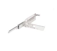 Outil de crochetage et décodeur de serrurier pour serrures Yale, outil de crochetage de serrure 2 en 1, kit de crochetage de serrure de porte (YALE-5-B)