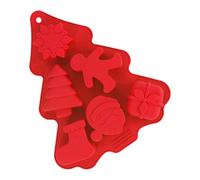 Outil de cuisine de Noël pour gâteaux, réutilisable, avec démoulage facile | Moule à savon et gâteau de Noël pour fêtes, fêtes à la maison, cupcakes, biscuits, desserts, pudding de pan de