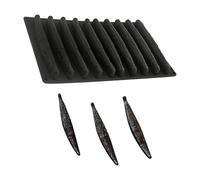 Outil de cuisine professionnel, moule en Silicone, 10 cavités, gousses de vanille pour desserts, cours de chocolat, moules de cuisson en élastomère pour gâteaux