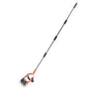 Outil de Cultivateur de Jardin, Acier Inoxydable en Acier Inoxydable à écrasement l'usure Jardin Résistant Hand Tull Garden Weeder Ergonomic Grip pour Le Réensemencement l'herbe (4 Sections)