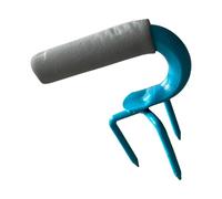 Outil de cultivation à main robuste pour jardinage - Dents triangulaires pour la culture du sol, creuser, nettoyer la terrasse - Grubber avec poignée en éponge