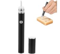 Outil de dab de couteau chaud, stylo chauffant électrique en céramique sans fil avec pointe de précision, kit de coupe pour la sculpture de bougies, le savon, la mousse et le plastique (A#)